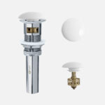 Stylish Pop-Up Drain With Overflow Bathroom Sink Drain, product view 1