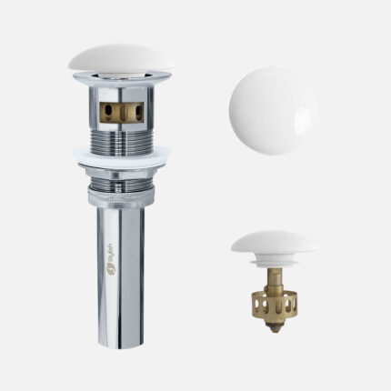 Stylish Pop-Up Drain With Overflow Bathroom Sink Drain, product view 1