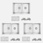Stylish 28'' Sevilla Kitchen Sink, product view 1