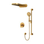 Riobel Arca Shower Kit 2745 — Brushed Gold
