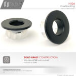 Stylish Sink Basin Trim Overflow Cover Replacement Part, product view 5