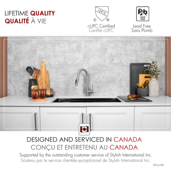 Stylish Modena Kitchen Faucet, product view 10
