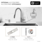Stylish Modena Kitchen Faucet, product view 13