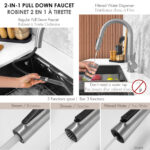 Stylish Modena Kitchen Faucet, product view 3