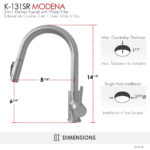 Stylish Modena Kitchen Faucet, product view 5