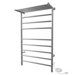 ICO Bath 24″x40″ Kontour Angle Electric Towel Warmer with Shelf