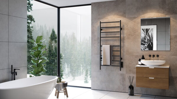 ICO Bath 18″x40″ Kontour Linear Electric Towel Warmer