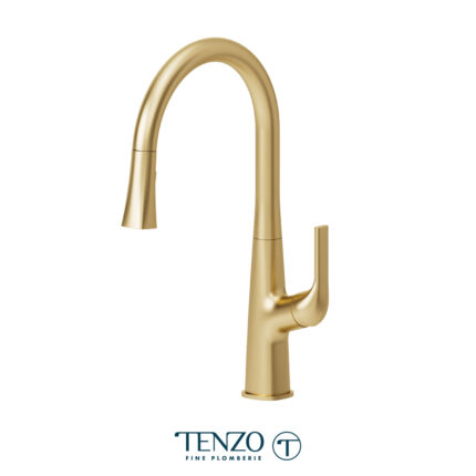 Tenzo Felicia Felicia Kitchen Faucet — Brushed Gold
