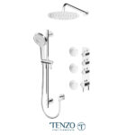 Tenzo Alyss Extenza kit 3 functions thermo chrome finish