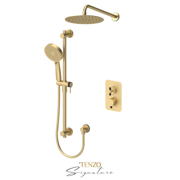 Tenzo T-Box kit 2 fcts pres bal Bellacio-C brushed gold / matte black