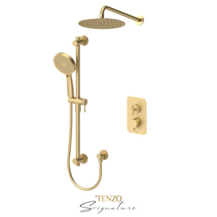 Tenzo Bellacio-C Pressure Balanced Kits — Brushed Gold