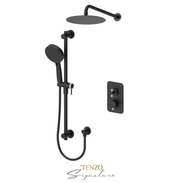 Tenzo T-Box kit 2 fcts pres bal Bellacio-C matte black / brushed gold