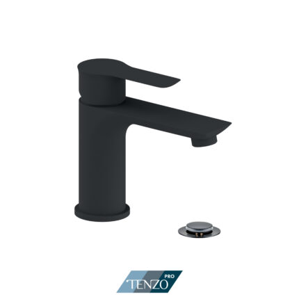 Tenzo Galia Single Hole Lavatory Faucet — Matte Black
