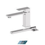 Tenzo Kalissa 2 Pieces Deck Mount Tub Filler — Chrome