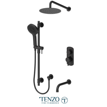 Tenzo Alyss Shower Kit, 3 Functions — Brushed Gold