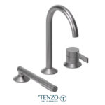 Tenzo Deck mount 3 pcs tub filler Paloma gun metal