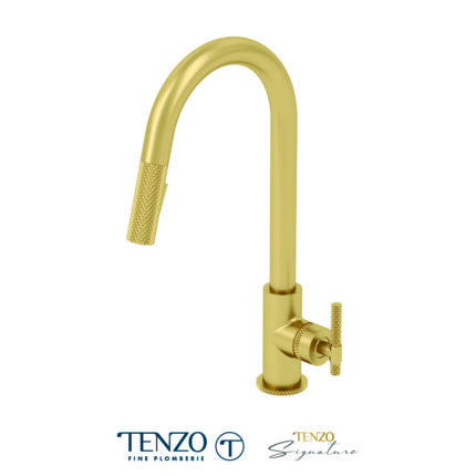 Tenzo Bellacio-C Bellacio-C Kitchen Faucet — Brushed Gold