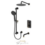 Tenzo T-Box kit 3 fcts thermo Bellacio-C matte black / brushed gold
