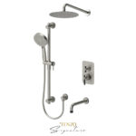 Tenzo T-Box kit 3 fcts thermo Bellacio-C brushed nickel / matte black