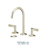 Tenzo Paloma 8in drain lavatory faucet champain gold with (overflow) drain