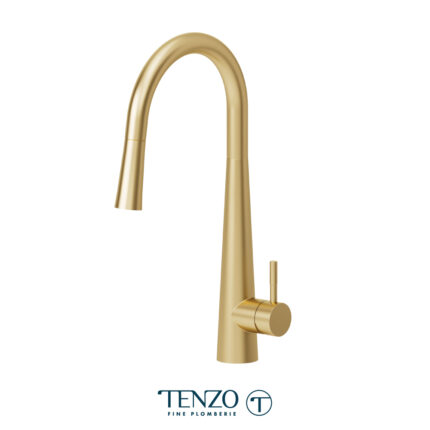 Tenzo Aviva Aviva Kitchen Faucet — Brushed Gold