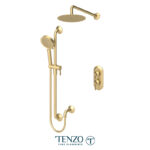 Tenzo Paloma Shower Kit, 2 Functions — Brushed Gold