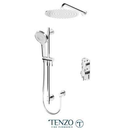 Tenzo Alyss Shower Kit, 2 Functions — Chrome