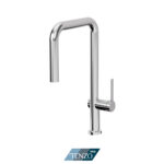 Tenzo Single-handle kitchen faucet Mylo with pull-out & 2-Function hand shower chrome finish