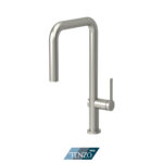 Tenzo Single-handle kitchen faucet Mylo with pull-out & 2-Function hand shower stainless steal finish