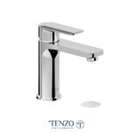Tenzo Delano single hole lavatory faucet chrome with (overflow) drain