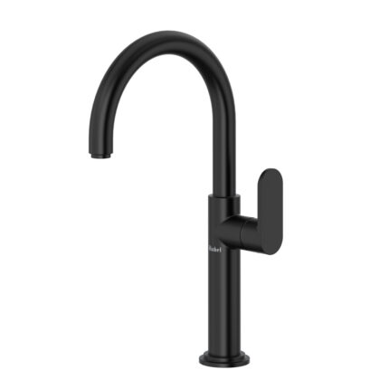 Riobel Arca Single Handle Tall Lavatory Faucet — Black