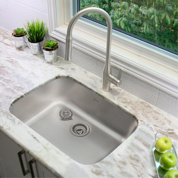 Stylish S-203T Stylish Single Bowl Laundry Sink Kitchen Sink (Open Box), product view 11