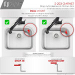 Stylish S-203T Stylish Single Bowl Laundry Sink Kitchen Sink (Open Box), product view 3