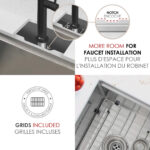 Stylish 25'' Versa25D Kitchen Sink, product view 6