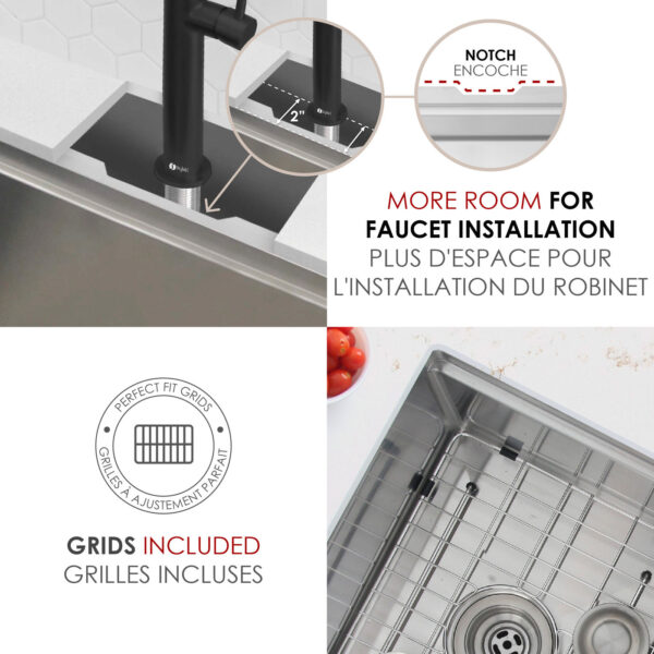 Stylish 25'' Versa25D Kitchen Sink, product view 6